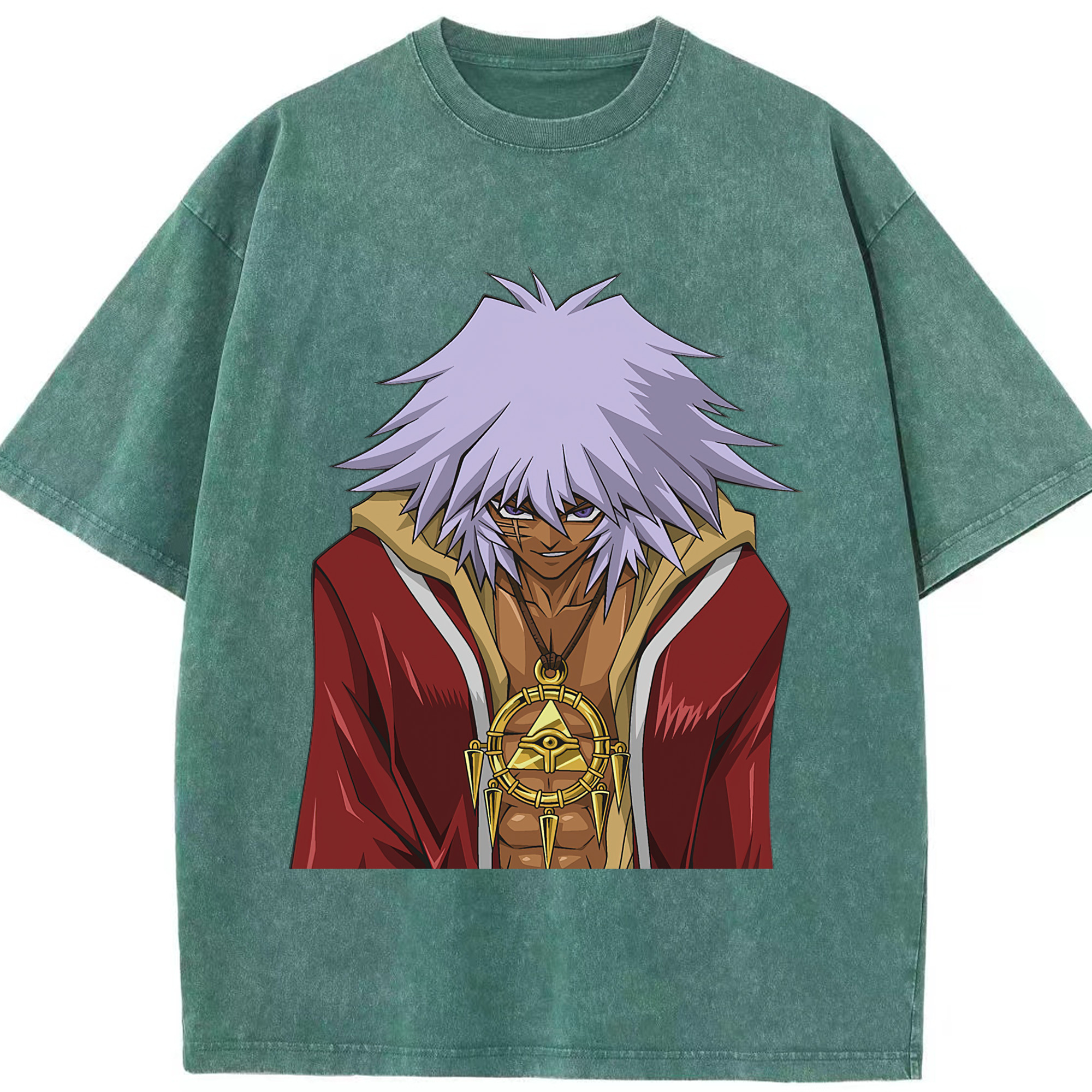 （画像用） 遊☆戯☆王 Yu-Gi-Oh! 綿100% ヴィンテージ風 半袖Tシャツ（フロントプリント）